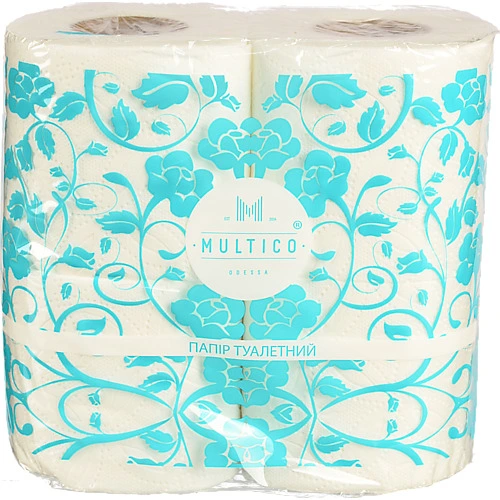 Туалетний папiр Multico 4шт 2 шаровий 150 вiдривов