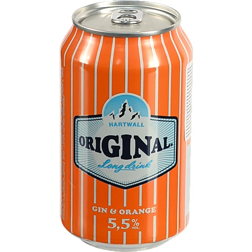 Коктейль слабоалкогольний Long Drink Original Gin & Grapefruit газований 5,5%, б.м., 0,33 л