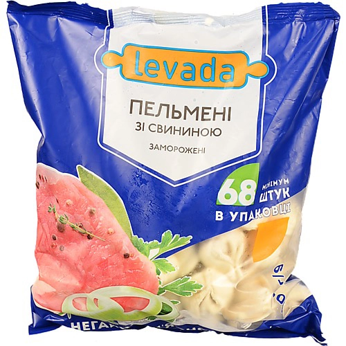 Пельмени зі свининою Levada м/у 800г