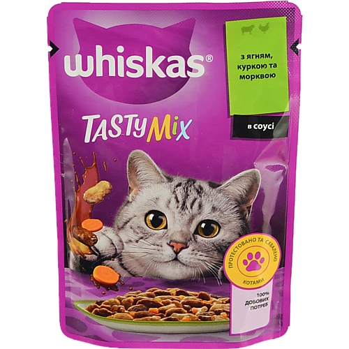 Корм Віскас 85г TastyMix ягня курка морква