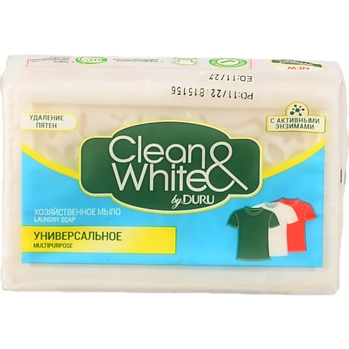 Мило Duru 120г clean white універсальне