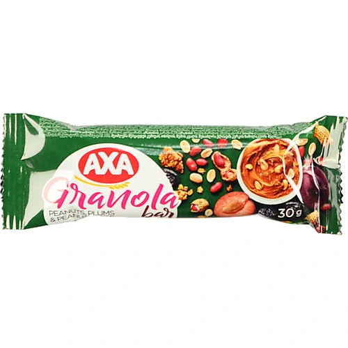 Батончик з арахісом сливою та арахісовою пастою Granola Axa м/у 30г