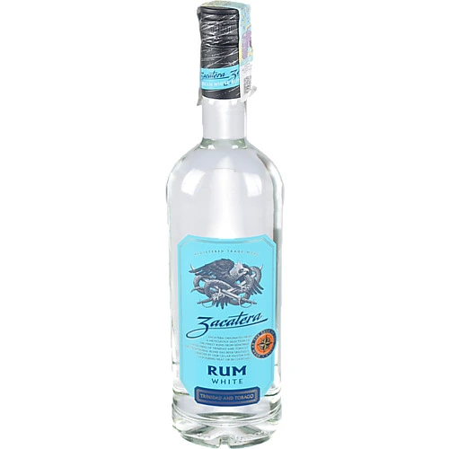 Ром Zacatera 0.7л 37,5% caribbean white