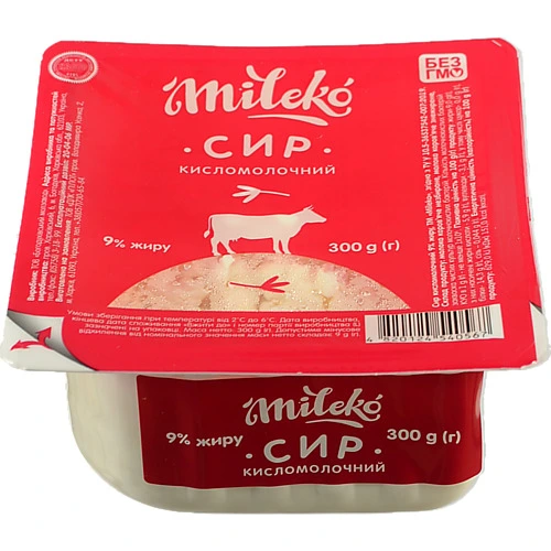 Сир к.м. Mileko 300г 9% ван.