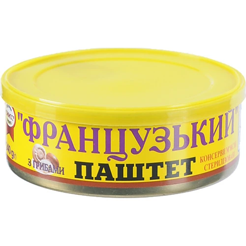 Паштет Онисс Французький з грибами 240г