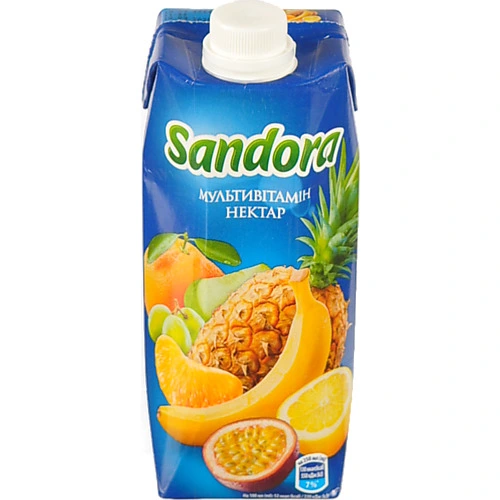 Нектар неосвітлений Мультивітамінний Sandora 500мл