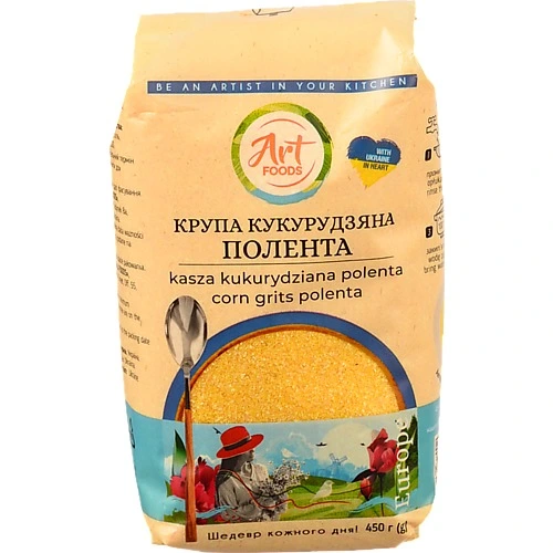 Крупа Арт Фудз 450г кукурудзяна полента