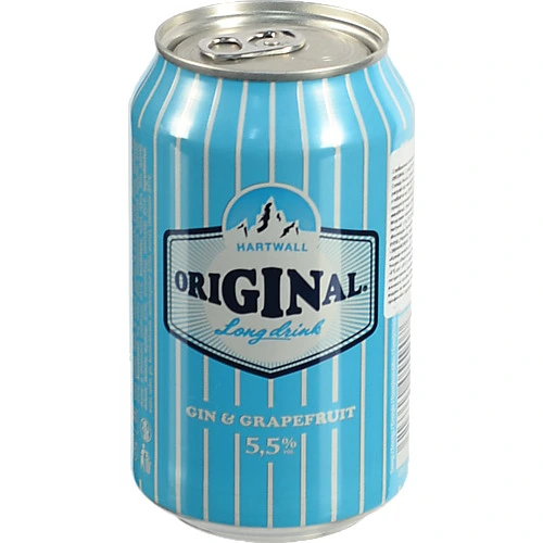 Напій слабоалкогольний Long Drink Original Gin & Grapefruit газований 5,5%, б.м., 0,33 л