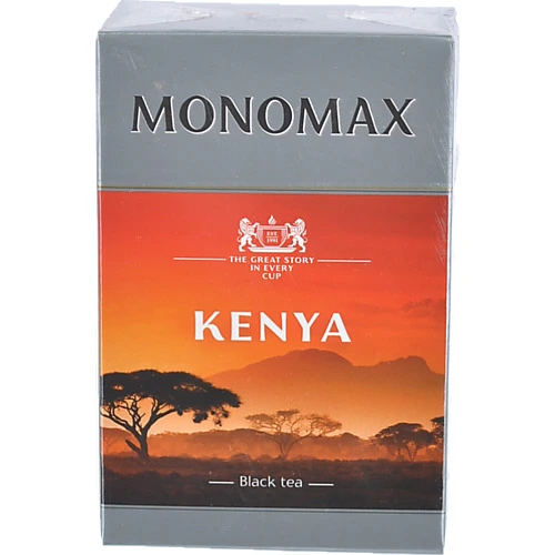 Чай чорний кенійський байховий листовий Kenya Monomax к/у 90г