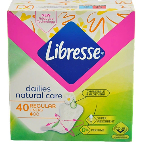 Прокладки щоденні Normal Natural Care Libresse 40шт