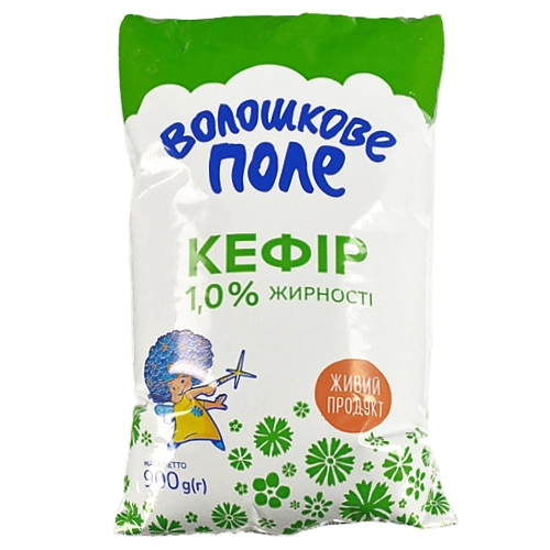 Кефір 1% Волошкове поле 950г пакет
