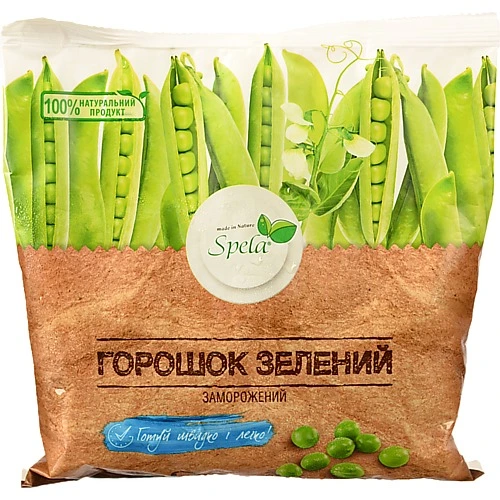 Зелений горошок заморожений Spela м/у 350г