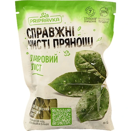 Лавровий лист сухий Pripravka 20г