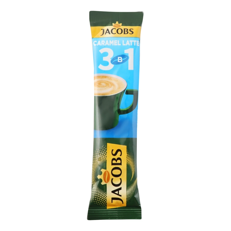 Напій кавовий розчинний 3в1 Caramel Latte Jacobs 12.3г