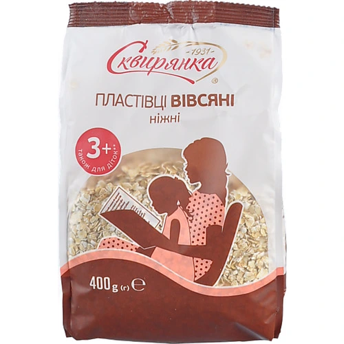 Пластівці вівсяні ніжні Сквирянка 400г