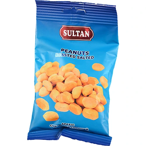 Арахіс Sultan смажений солоний, 60 г