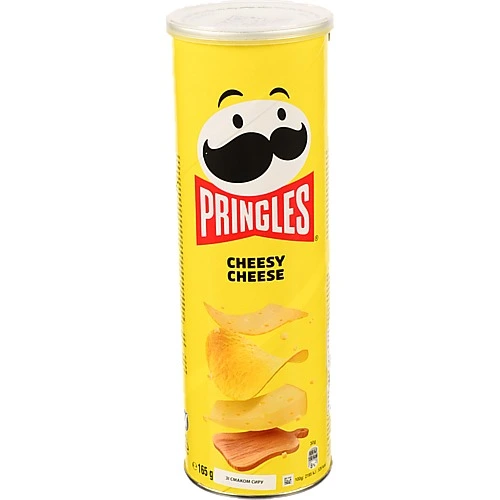 Чіпси картопляні зі смаком сиру Pringles туб 165г