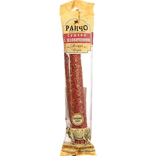 Ковбаса Сушена з Яловичиною Ранчо 340г