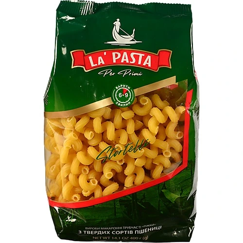 Макарони La Pasta 400г ріжки