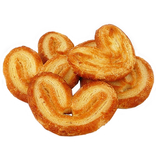 Вироби кондитерські борошняні листкові з цукром Вушка Lukas кг