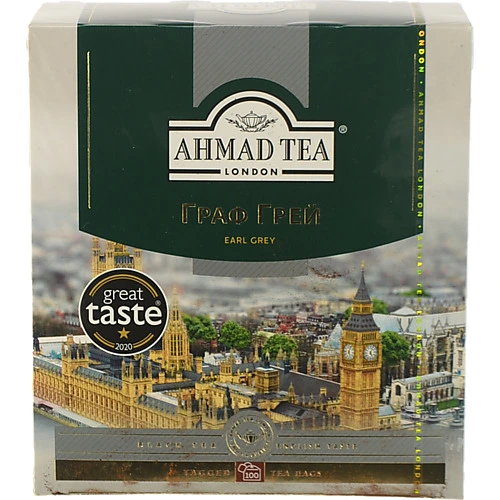 Чай Ахмад 100 пакетиків Earl Grey