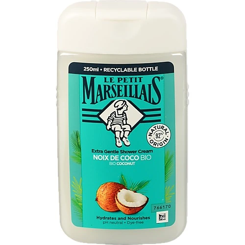 Гель для душу Coconut Bio Le Petit Marseillais 250мл