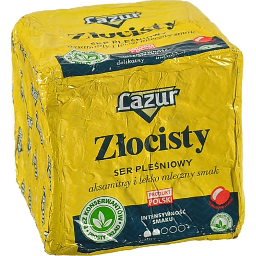 Сир Lazur золотистий з пліснявою 45%