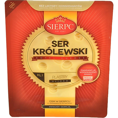 Сир Sierpc 150г 45% королівський