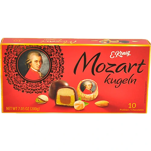 Цукерки фісташковий марципан в шоколаді Mozartkugeln Schluckwerder к/у 200г