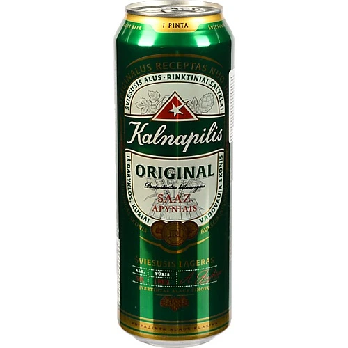 Пиво Kalnapilis Original 0.5л бляшанка