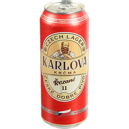 Пиво 0.5л 4.6% янтарне пастеризоване фільтроване Karlova Kr?ma з/б