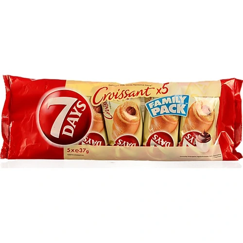 Круасан 7 Days з какао начинкою 5x37г (185 г)