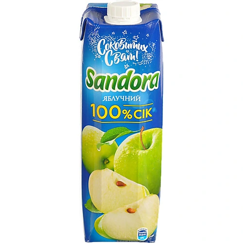 Сік Сандора 0.95л зелене яблуко