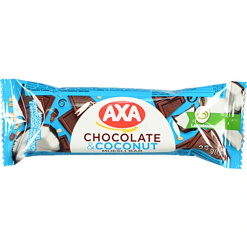 Батончик зерновий Chocolate&Coconut Axa м/у 25г