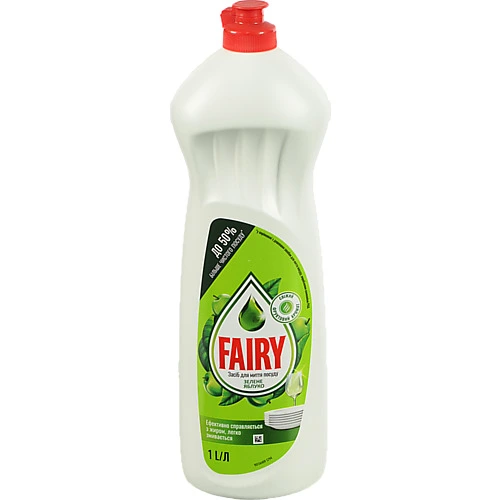 Засіб для миття посуду Зелене яблуко Fairy 1л