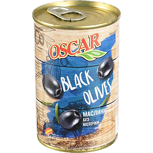 Маслини без кісточки Oscar foods з/б 300г