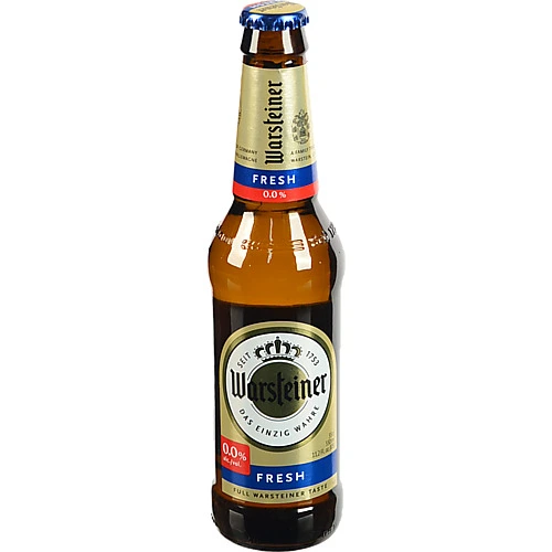 Пиво безалкогольне Warsteiner Premium Fresh світле пастеризоване, 0,33 л