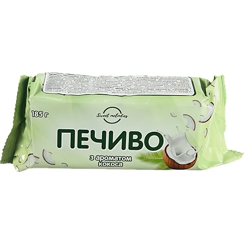 Печиво Sweet Melodies 185г до чаю кокос