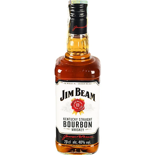 Віскі 0.7л 40% Bourbon White Jim Beam пл