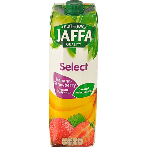 Нектар Джаффа 0.95л банан полуниця селект