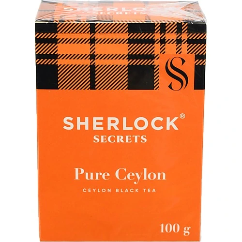 Чай Sherlock Secrets 100г Pure Ceylon чорний