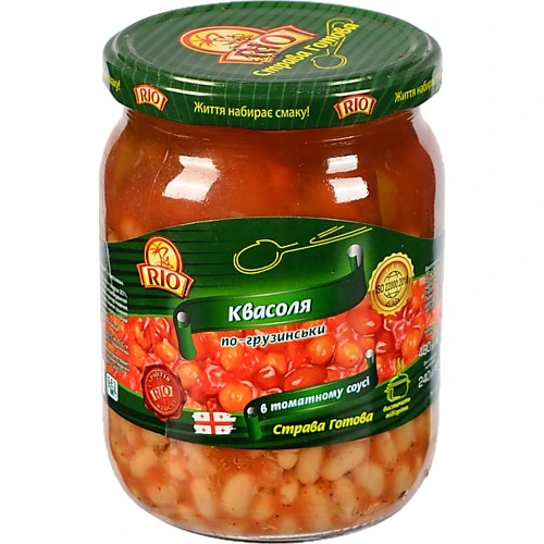 Квасоля RIO 480г біла по-грузинськи в т.с с.б