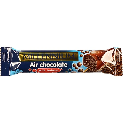 Шоколад молочний пористий Millennium м/у 22г