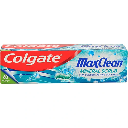 Паста зубна Tingling Mint MaxClean Mineral Scrub Colgate 75мл