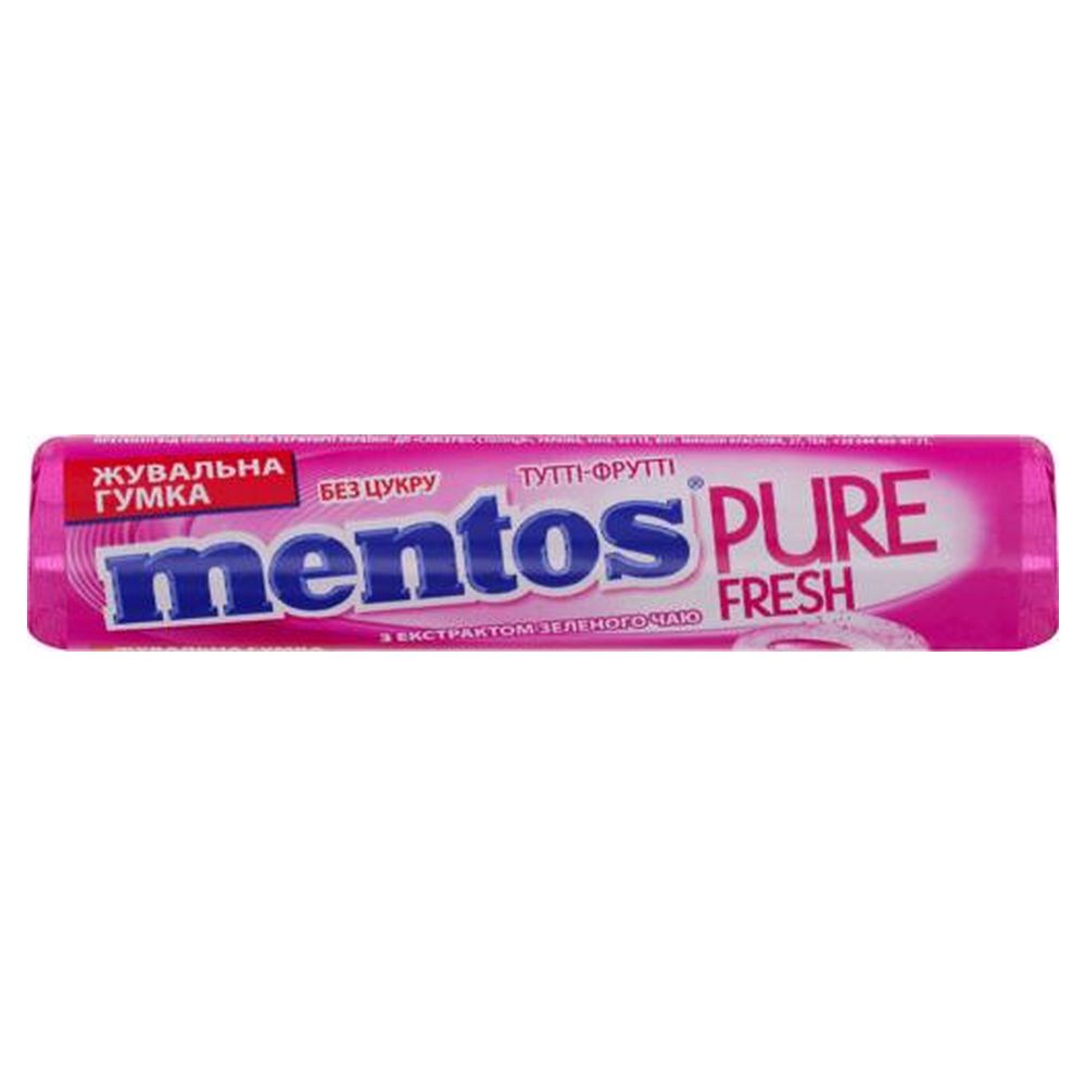 Жувальна гумка Mentos Roll Тутті-Фрутті 15,75г (40586)