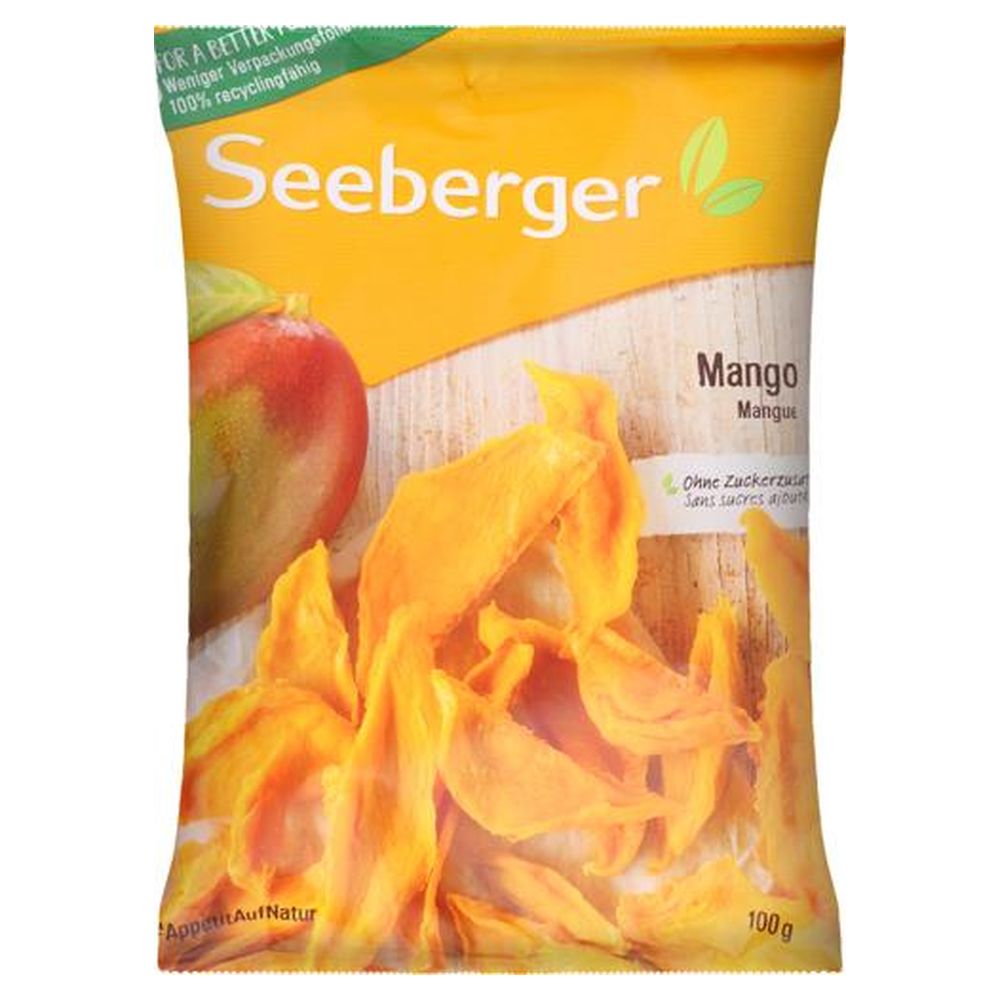 Манго Seeberger сушений, смужками 100г (40880)