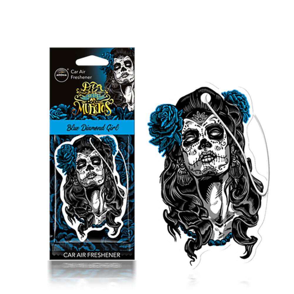 Ароматизатор Aroma Car Skull Blue Diamond Girl (45186)