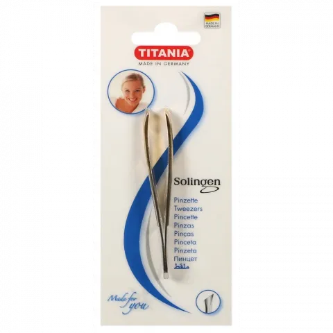 Пінцет Titania із золотим покриттям, 1060/GB