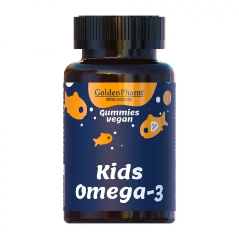 Добавка дієтична Golden Pharm Омега 3 д/дітей веганський мармелад жув. 60 шт.