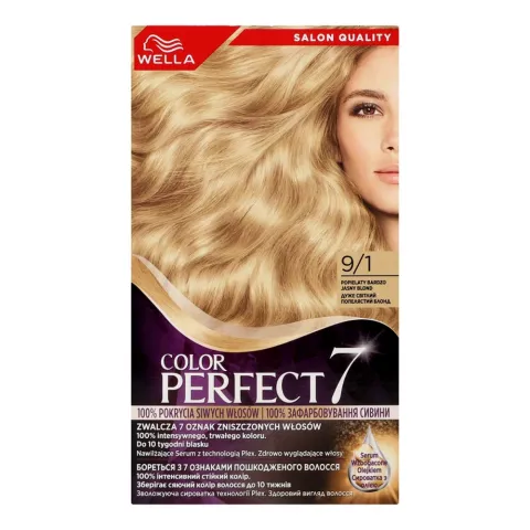 Фарба д/волосся Wella Color Perfect 9/1 Дуже світлий попелястий блонд